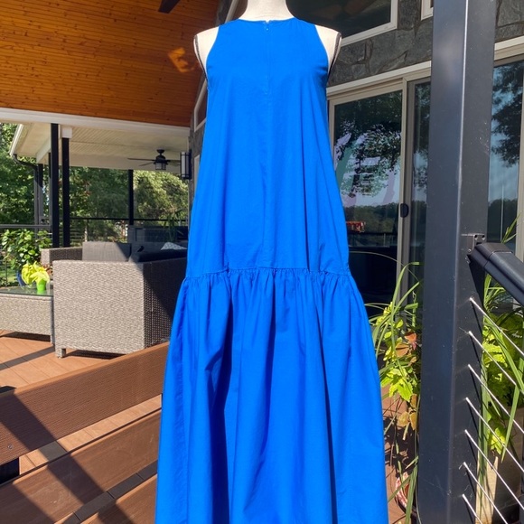 💙 COS. Blue Sleeveless Halter Maxi Dress, Size 2. THIS DRESS IS GORGEOUS ! 💙 - Picture 12 of 12